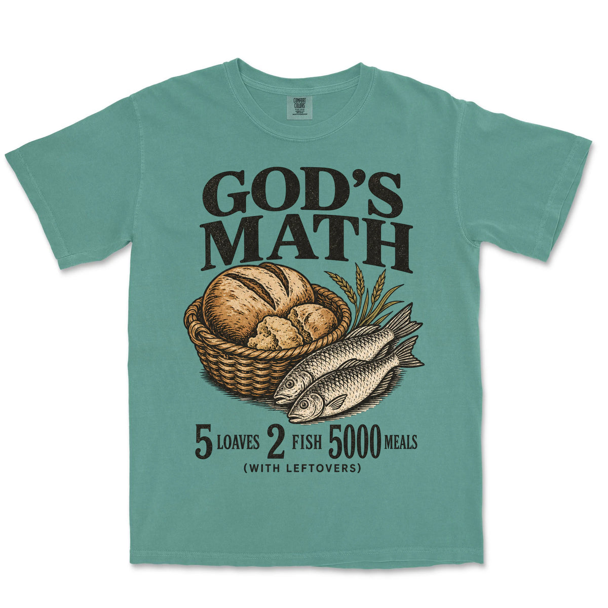 God's Math | Light Green front