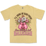 Hard Fought Pink Gloves | Butter front