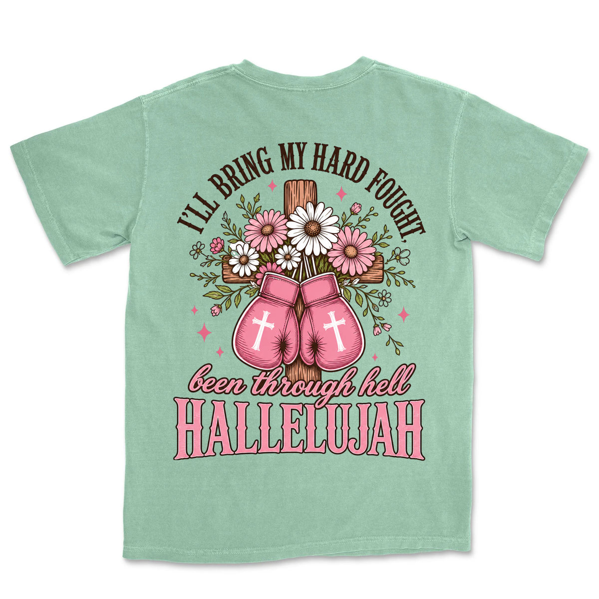 Hard Fought Pink Gloves | Island Reef back