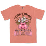 Hard Fought Pink Gloves | Terracotta front