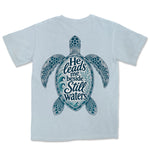Still Waters Sea Turtle | Chambray back
