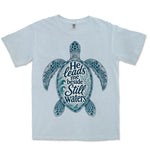 Still Waters Sea Turtle | Chambray front
