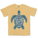 Still Waters Sea Turtle | Mustard front