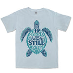 Still Waters Sea Turtle | Chambray front