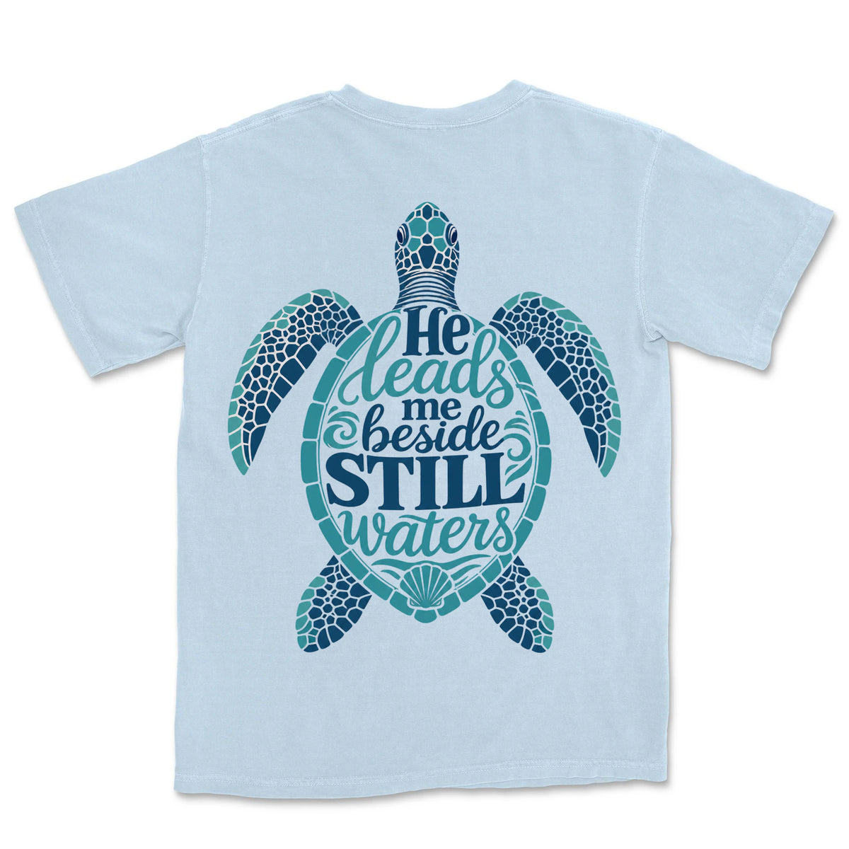 Still Waters Sea Turtle | Hydrangea back