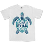 Still Waters Sea Turtle | White front