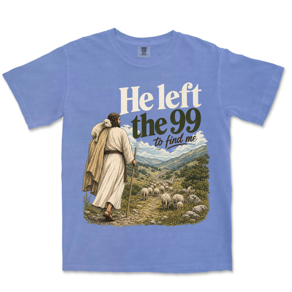He Left The 99 | Flo Blue front