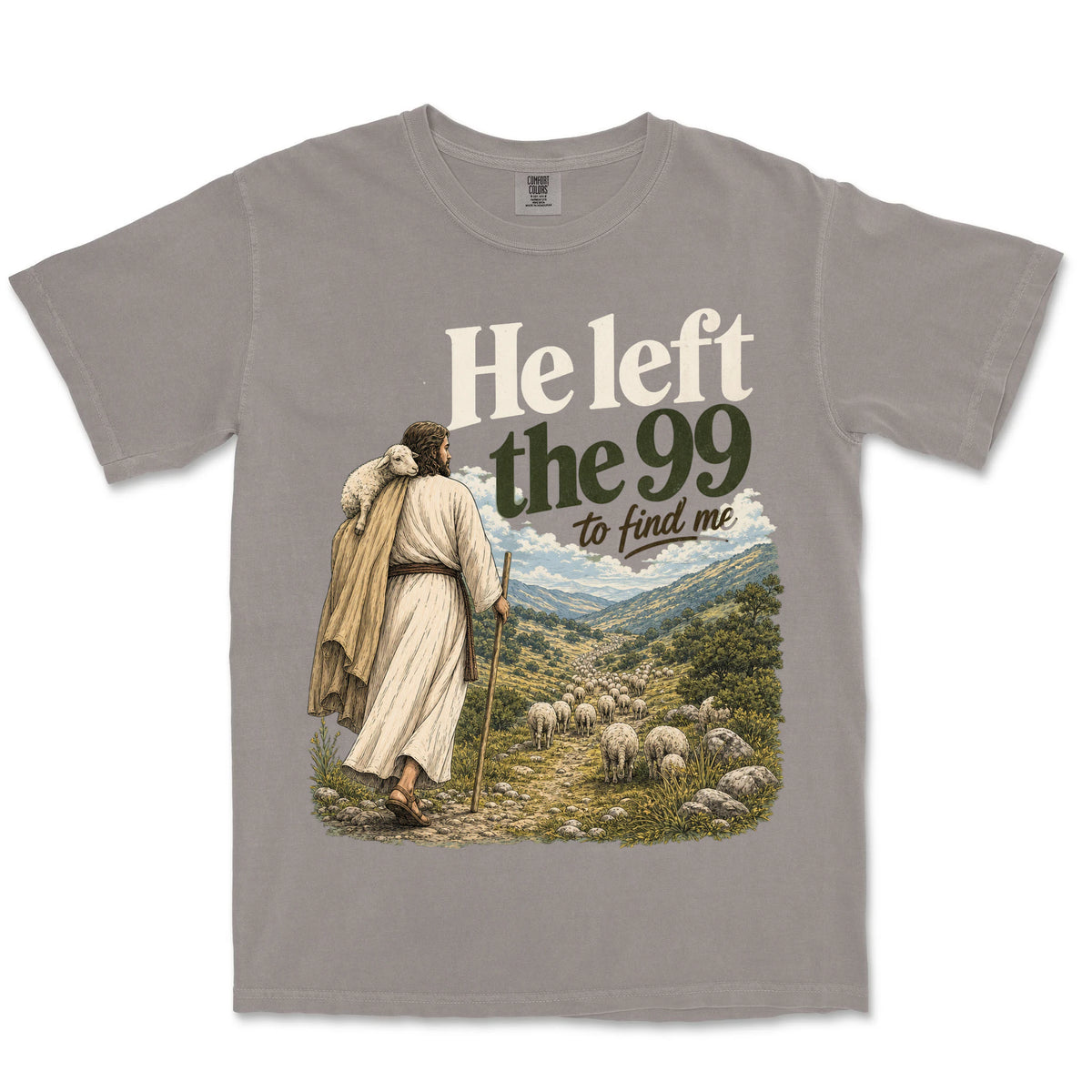 He Left The 99 | Grey front