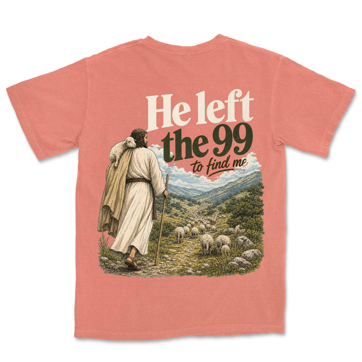 He Left The 99 | Terracotta back