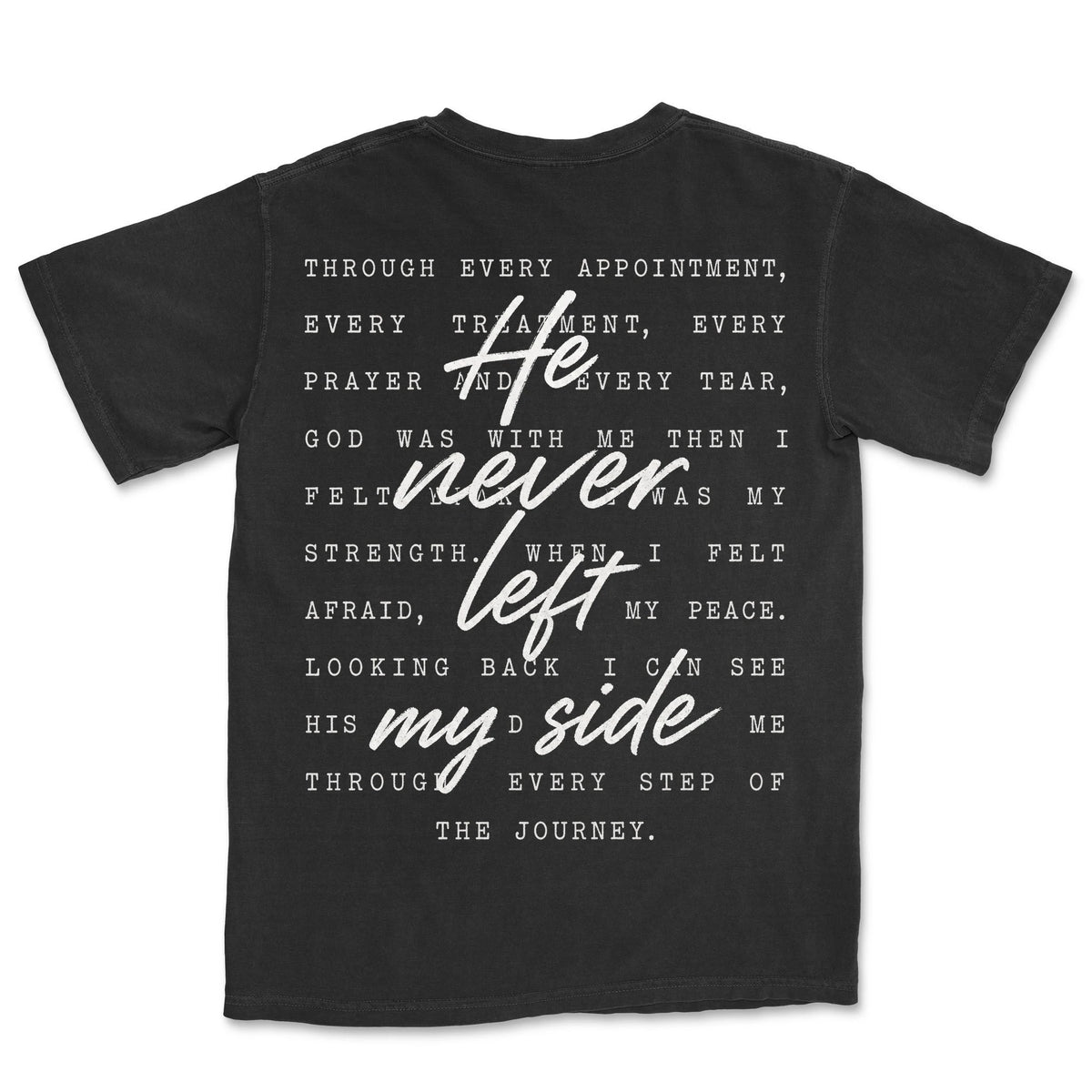 He Never Left My Side | Black back