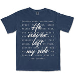 He Never Left My Side | Navy front