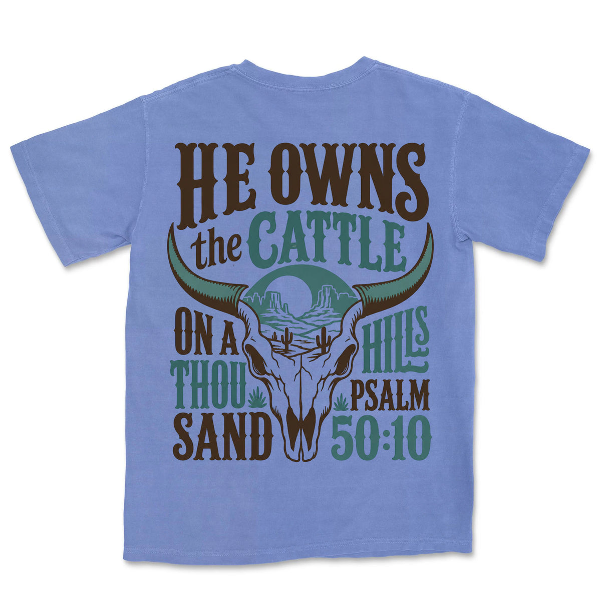Cattle On A Thousand Hills | Flo Blue back
