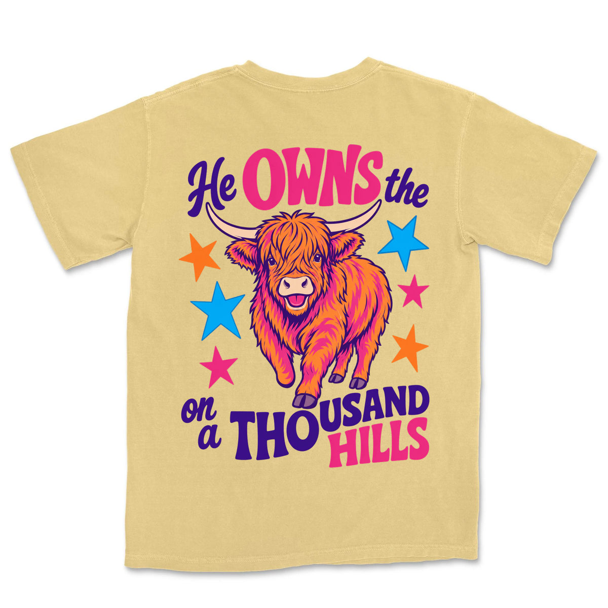 Thousand Hills Highland Cow | Butter back