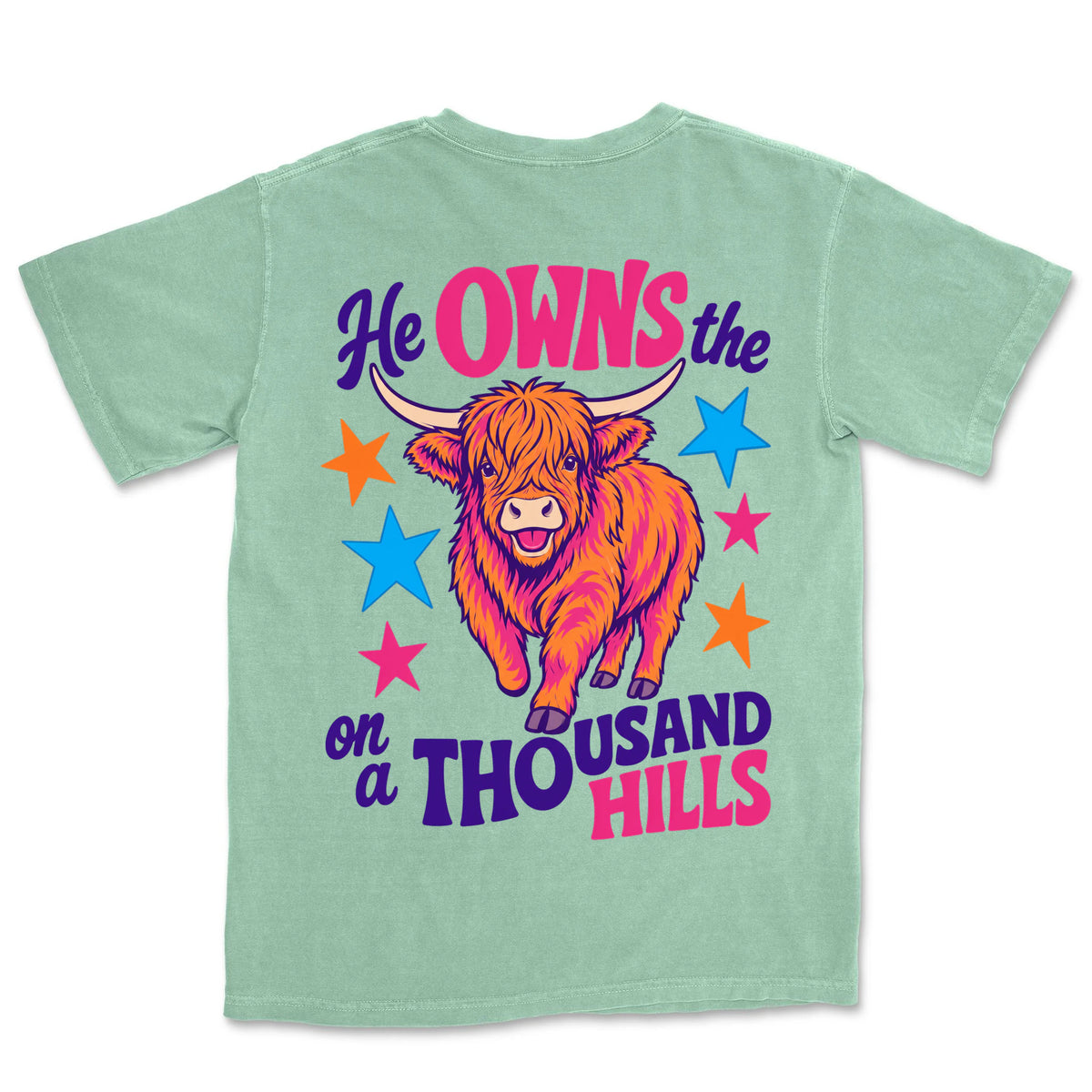 Thousand Hills Highland Cow | Island Reef back
