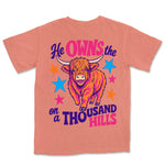 Thousand Hills Highland Cow | Terracotta back