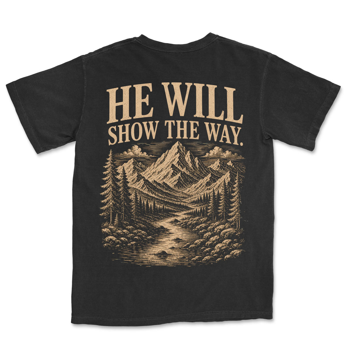 He Will Show The Way | Black back