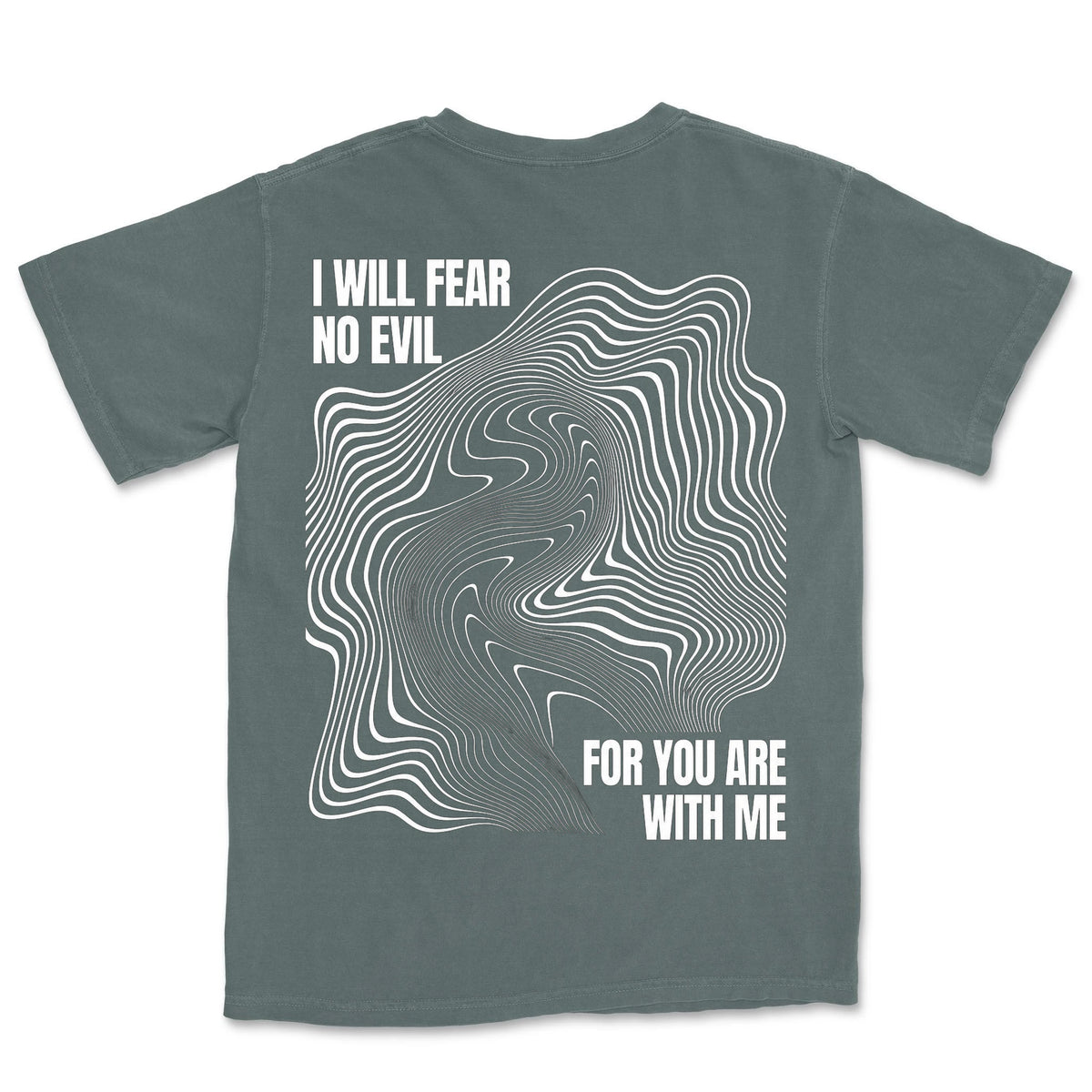 I Will Fear No Evil | Blue Spruce back