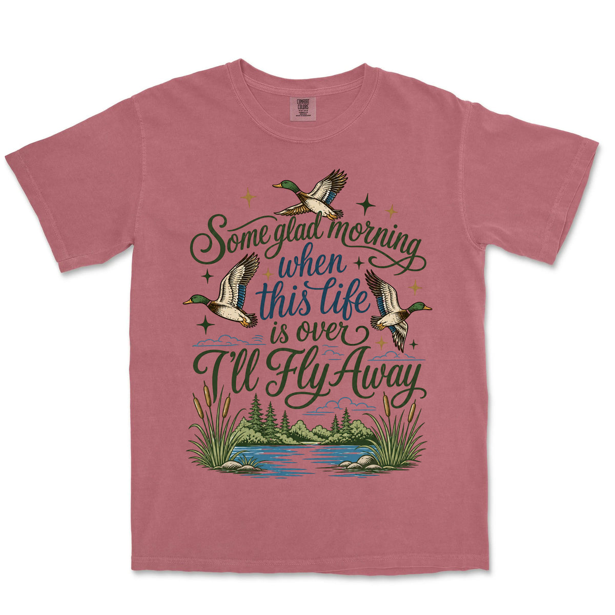I'll Fly Away Mallards | Crimson front