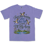 I'll Fly Away Mallards | Violet front