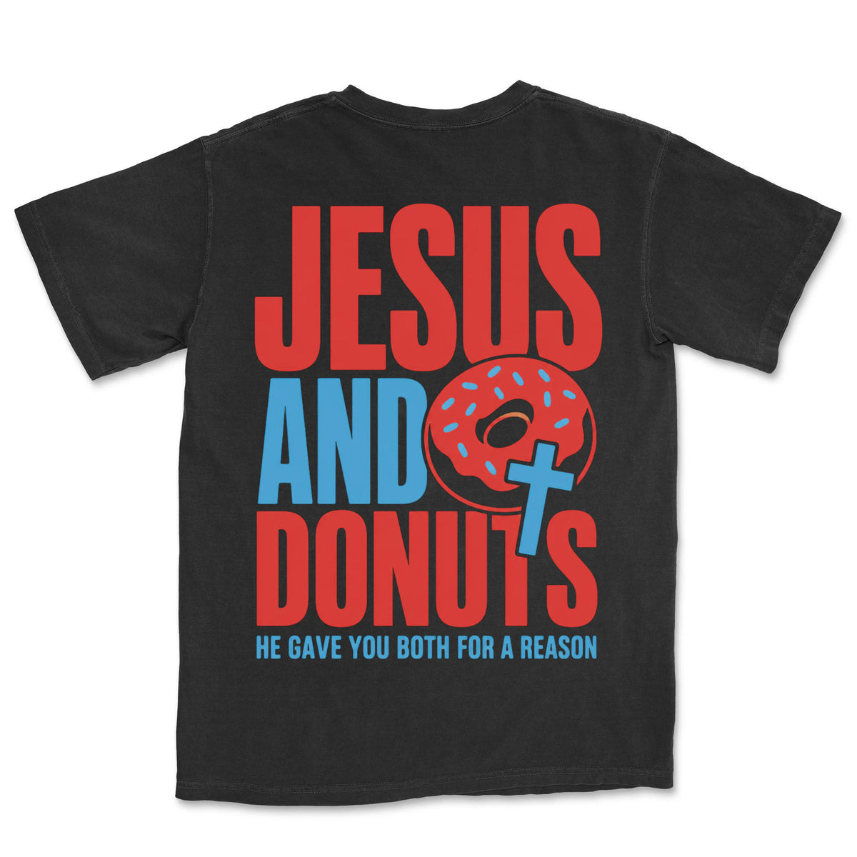 Jesus And Donuts | Black back
