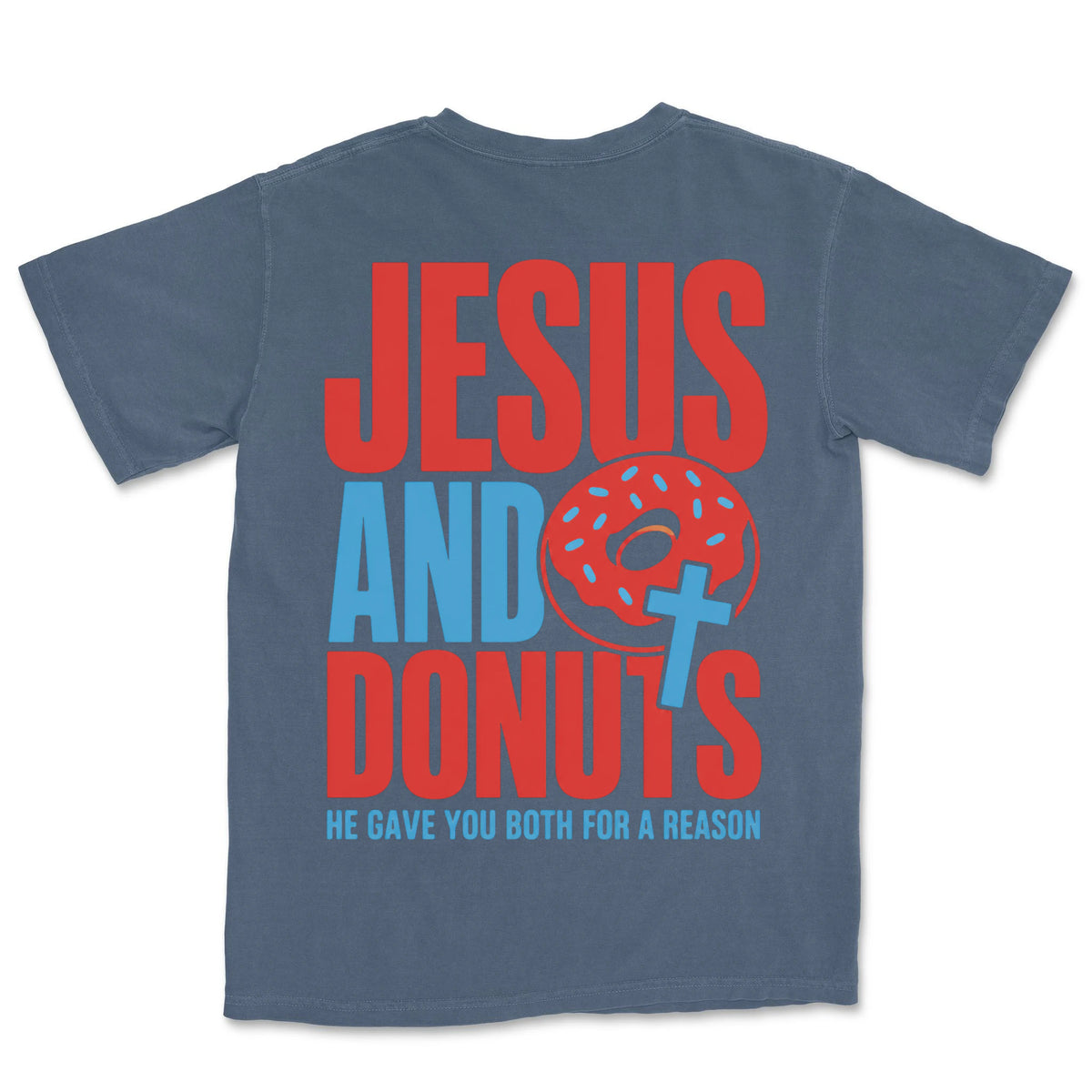 Jesus And Donuts | Denim back