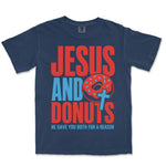 Jesus And Donuts | Navy front