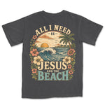 Jesus And The Beach | Graphite back