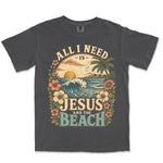 Jesus And The Beach | Graphite front