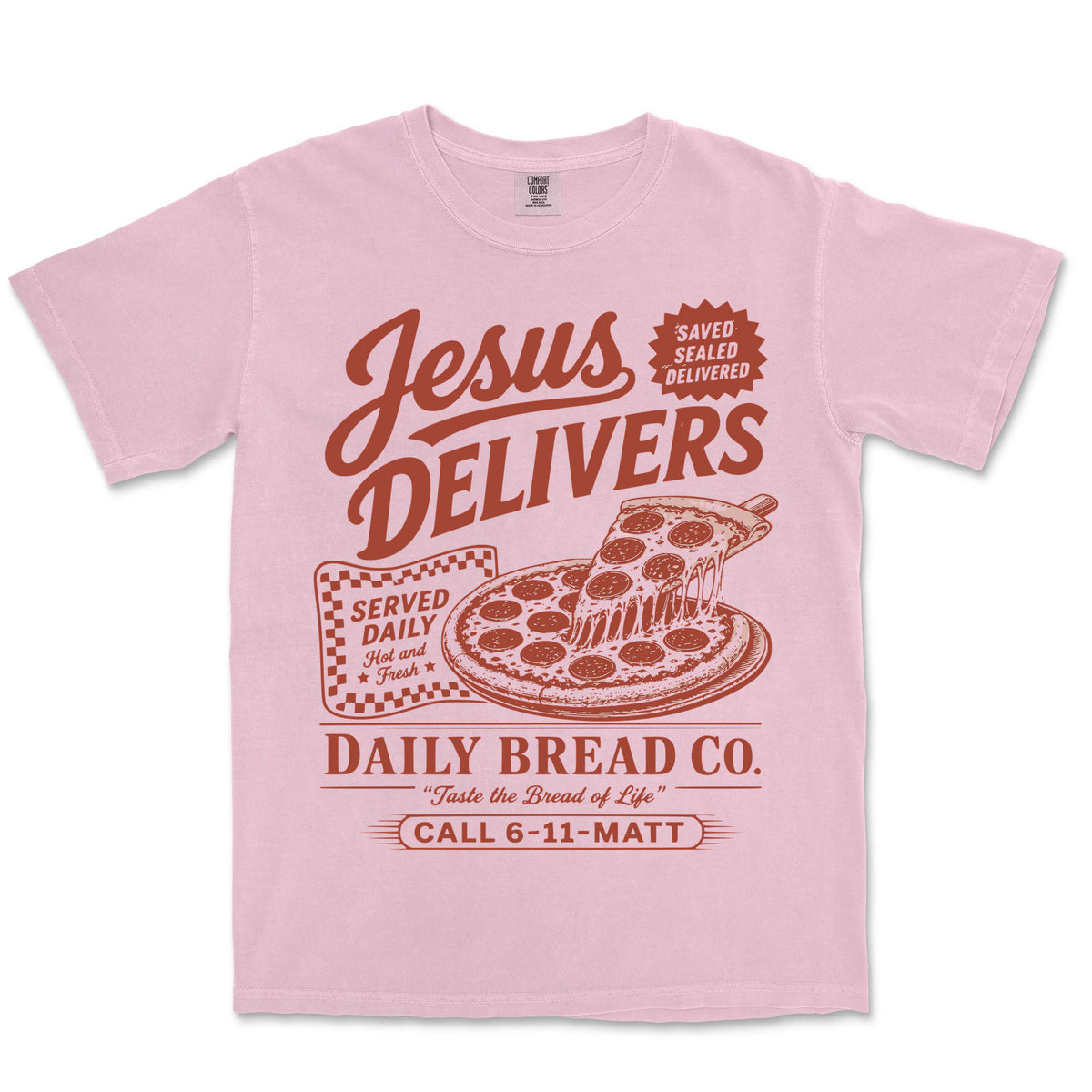 Jesus Delivers Daily Bread | Blossom front