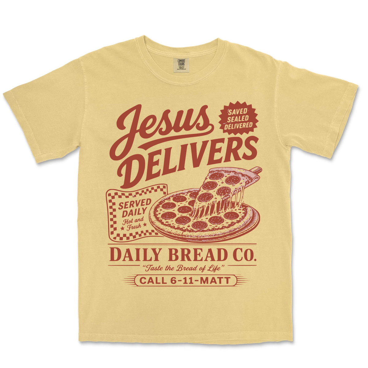 Jesus Delivers Daily Bread | Butter front