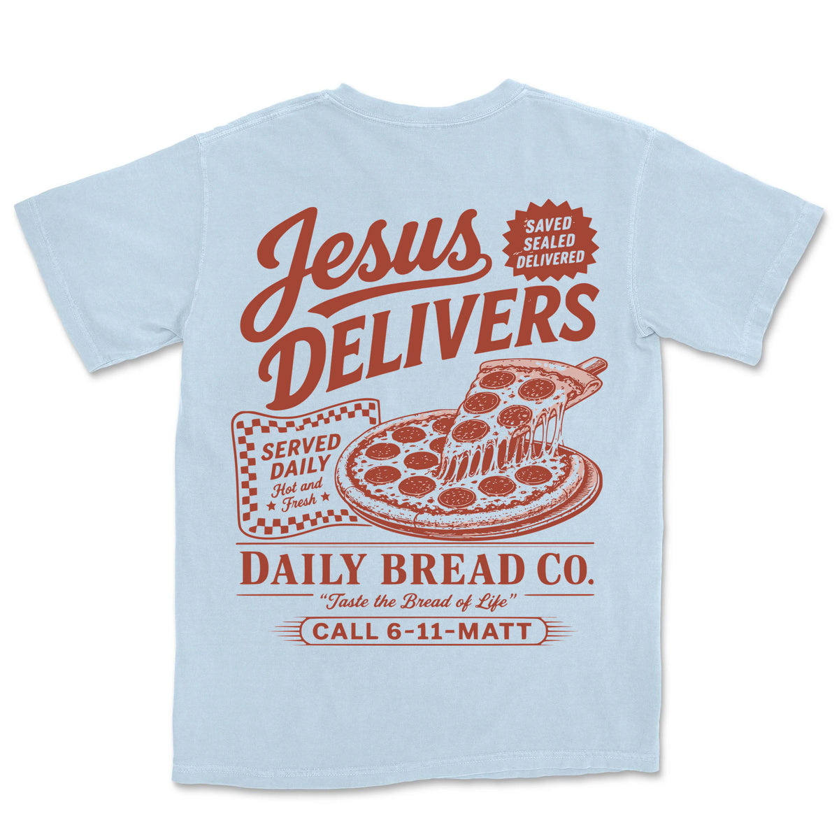 Jesus Delivers Daily Bread | Hydrangea back