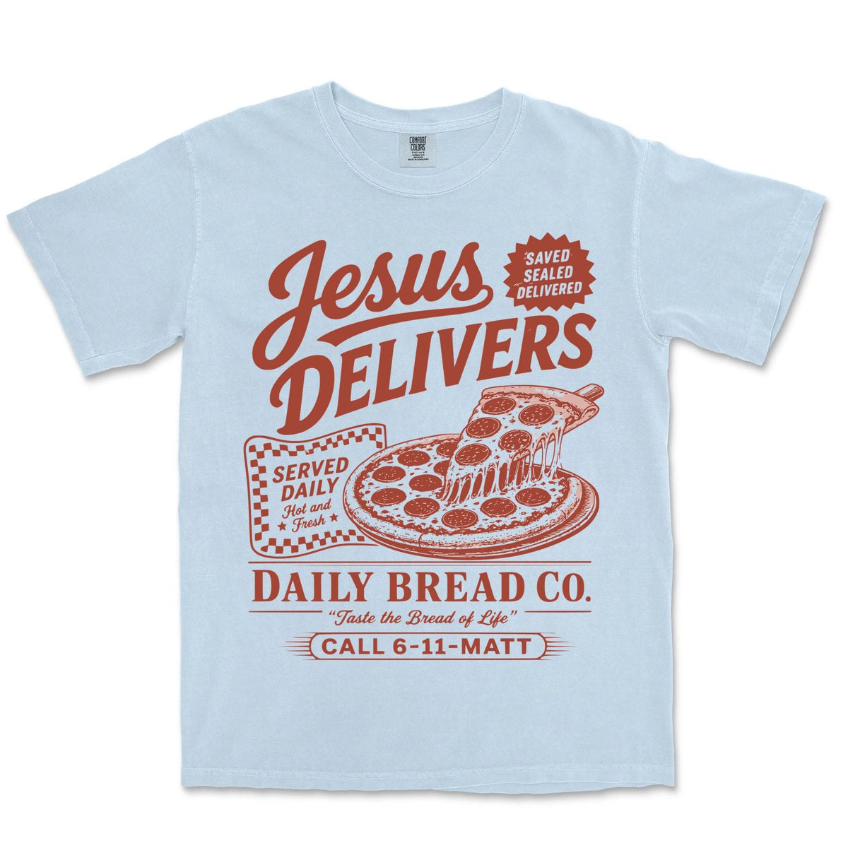 Jesus Delivers Daily Bread | Hydrangea front