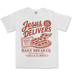 Jesus Delivers Daily Bread | White front