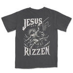 Jesus Has Rizzen Dunk Tee | Graphite back