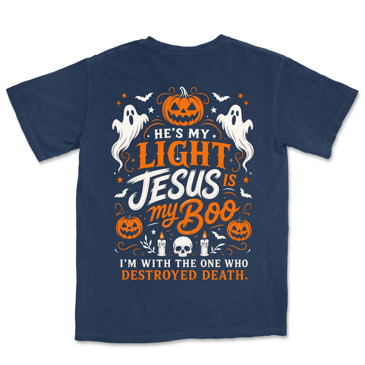 Jesus Is My Boo | Navy back