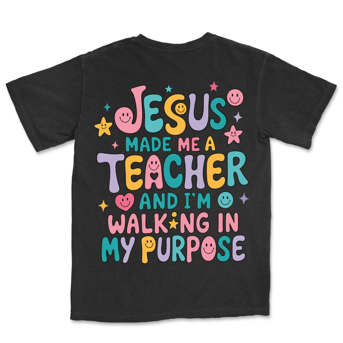 Teacher Purpose Groovy | Black back