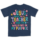 Teacher Purpose Groovy | Navy back