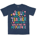 Teacher Purpose Groovy | Navy front