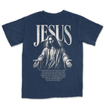 Jesus Open Arms | Navy back