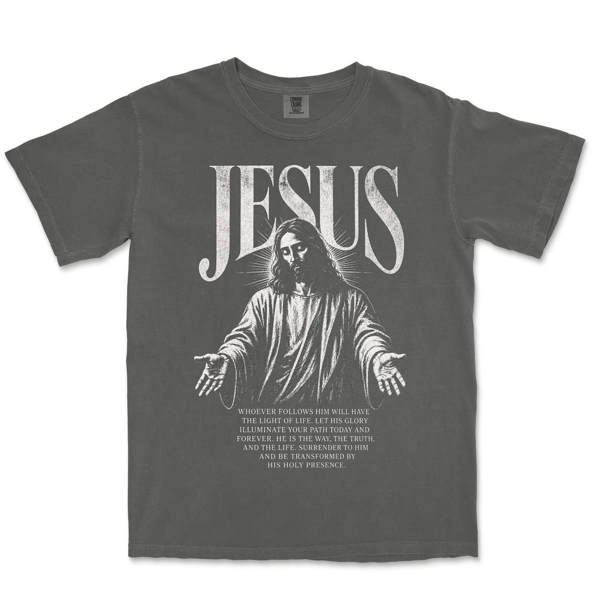 Jesus Open Arms | Pepper front