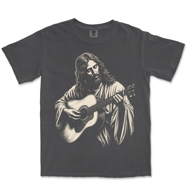 Jesus On Guitar | Graphite front
