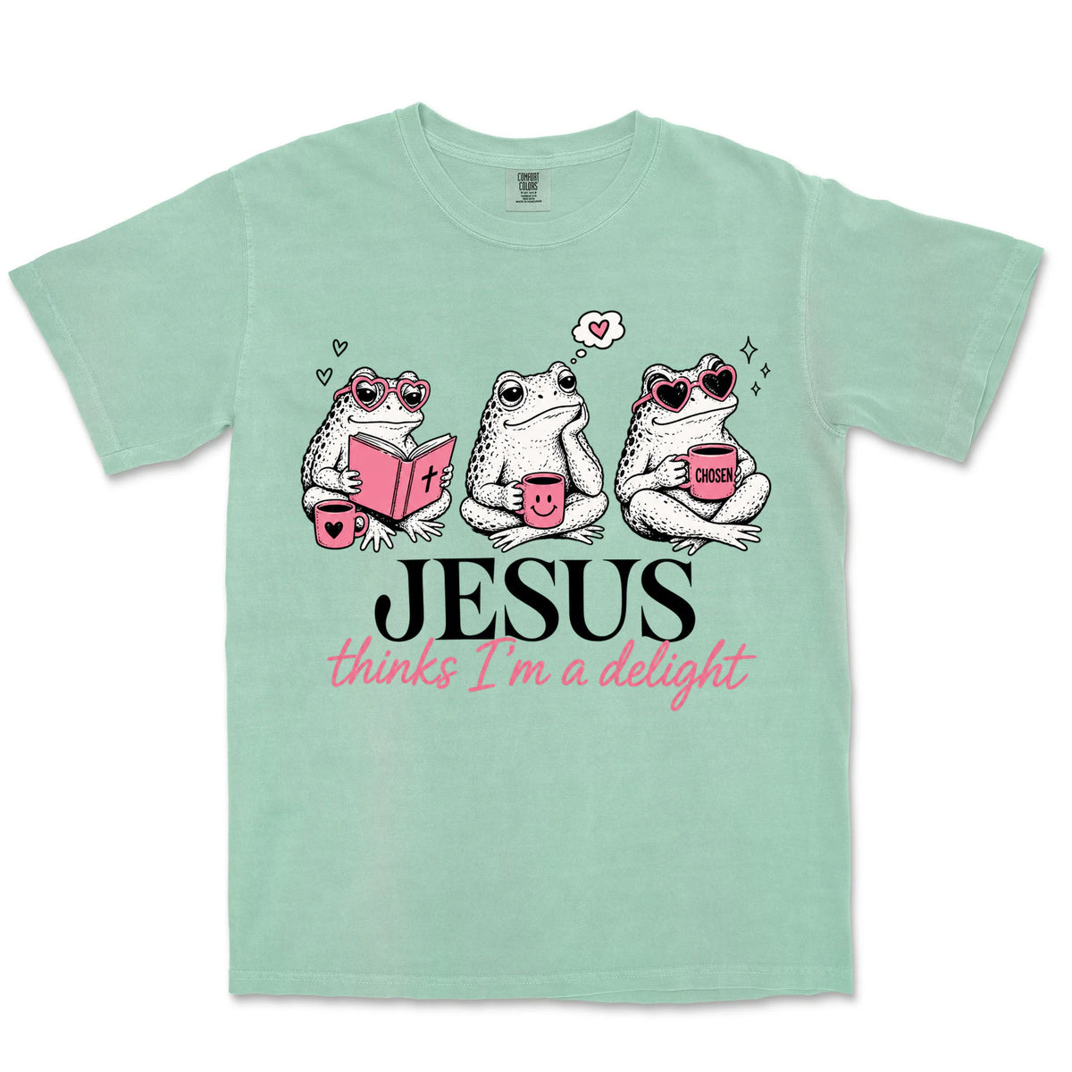 Jesus Thinks I'm A Delight Frogs | Island Reef front