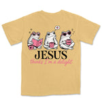 Jesus Thinks I'm A Delight Frogs | Mustard back