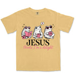 Jesus Thinks I'm A Delight Frogs | Mustard front