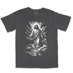 Walking On Water Engraving | Graphite front