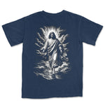 Walking On Water Engraving | Navy back