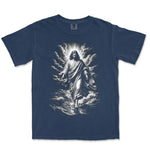 Walking On Water Engraving | Navy front