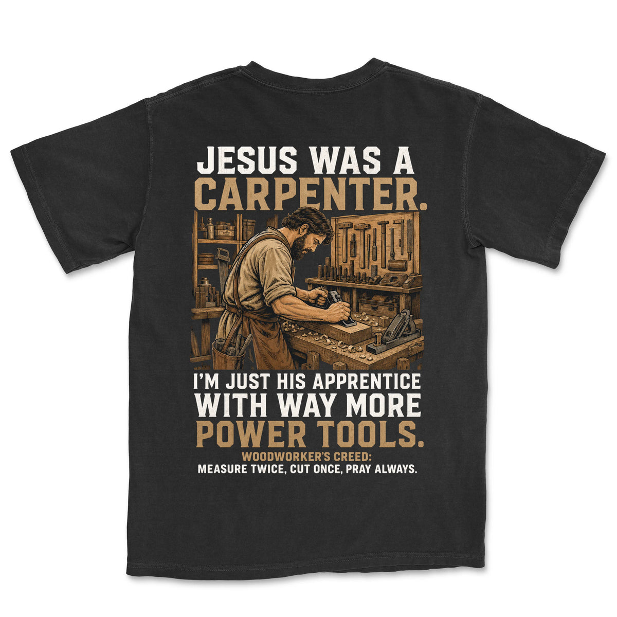 His Apprentice Carpenter | Black back