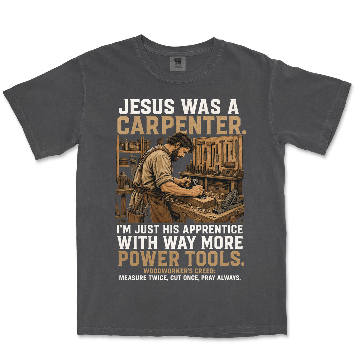 His Apprentice Carpenter | Graphite front