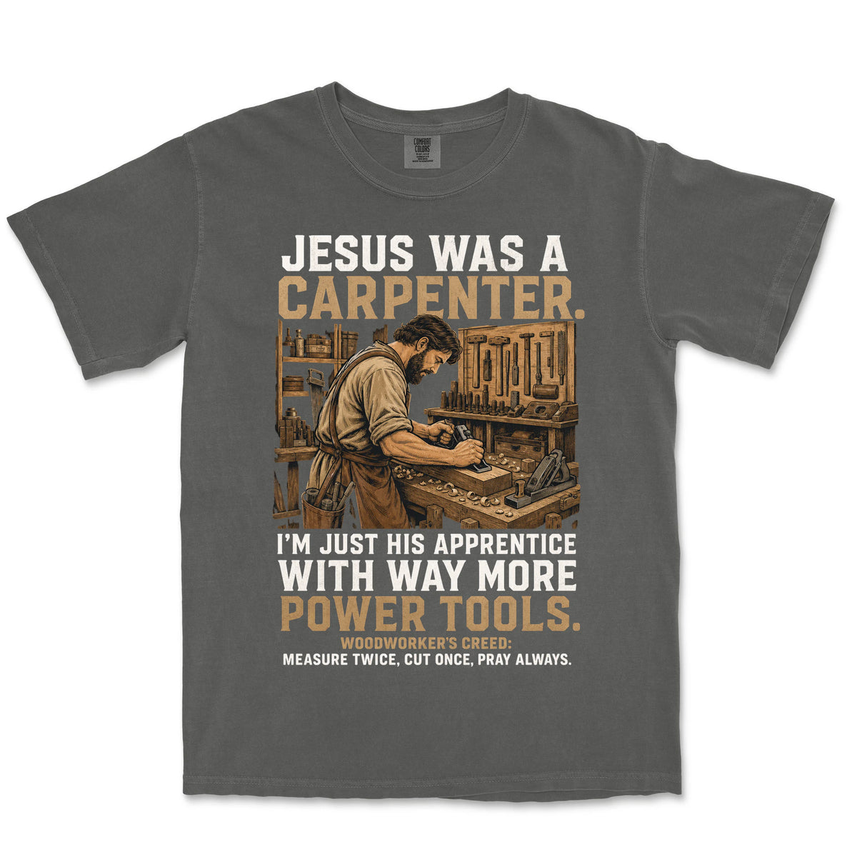 His Apprentice Carpenter | Pepper front